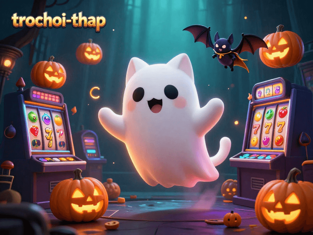 Engage with the thrilling trochoi-thap casino adventure featuring a ghost cat and dynamic slot machines.