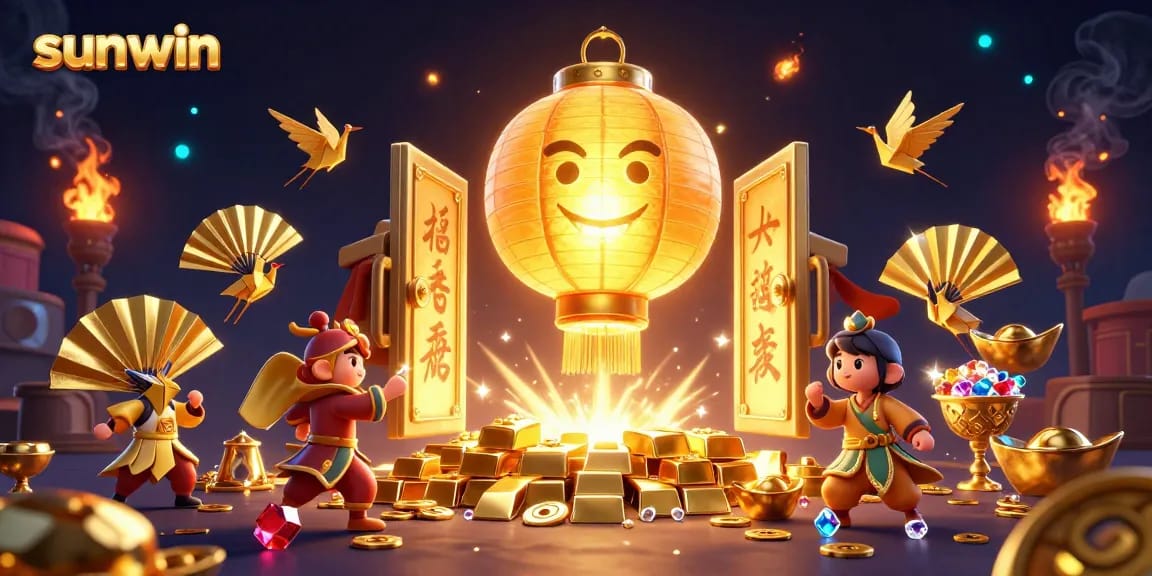 Participate in winning experiences with sunwin's exciting golden casino scene, showcasing vibrant treasures.