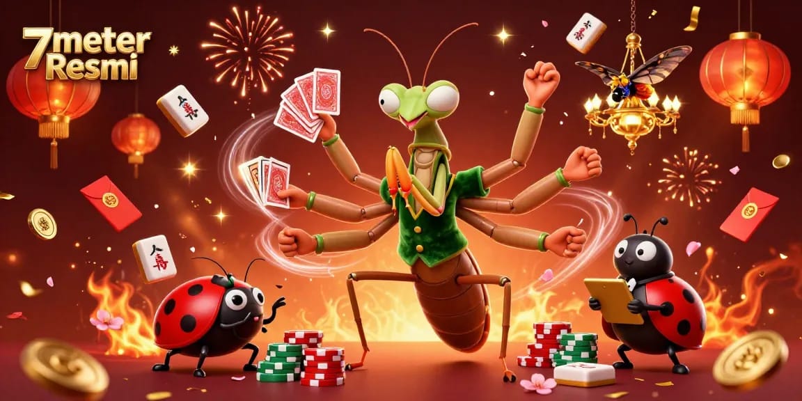 Experience thrilling card games with 7meter Resmi's dynamic illustrations showcasing interactive casino excitement.