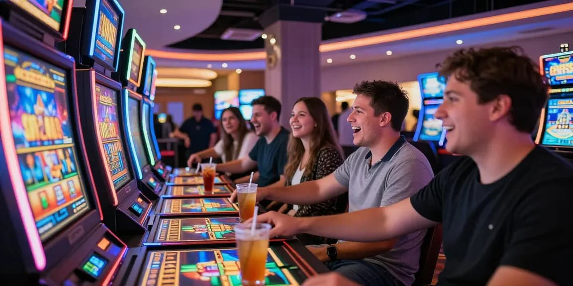 Pengalaman bermain slot gacor di JNETOTO dengan suasana yang ceria dan penuh warna.