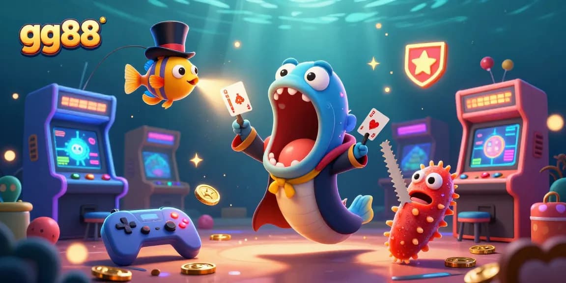 Experience unbeatable gaming thrills with gg88's vibrant underwater casino adventure.