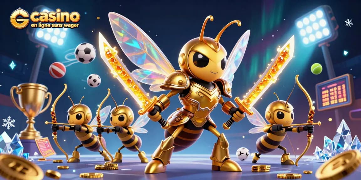 Vivez l'excitation du casino en ligne sans wager avec un hornet glorieux et des éléments de jeu dynamiques.