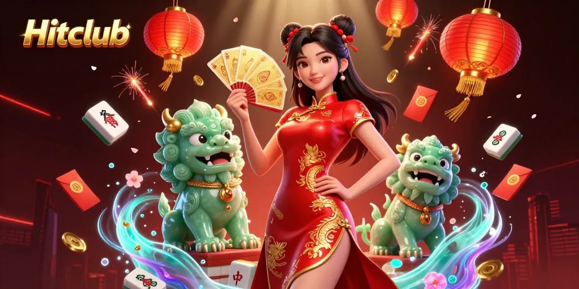 Experience the thrill of winning at Hitclub with vibrant gaming elements and a stunning cinematic scene.