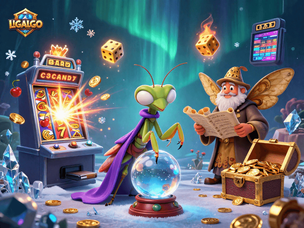 LIGALGO offers exciting slots and casino experience with a fortune teller, magical elements, and thrilling graphics.