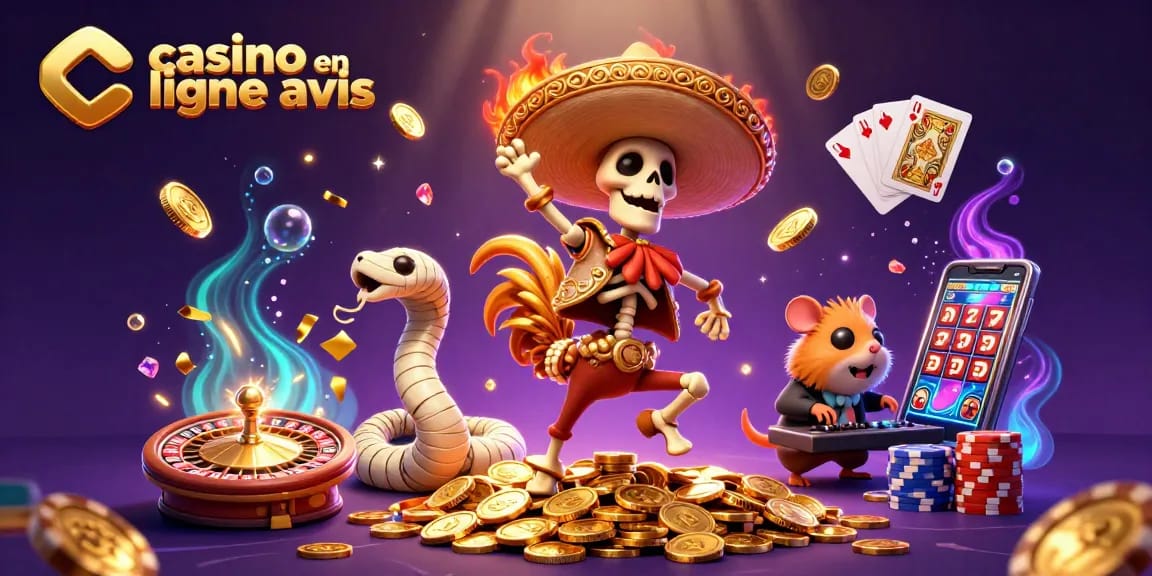 Vivez l'aventure de casino en ligne avis avec un rooster mariachi chantant sur un tas de pièces d'or.