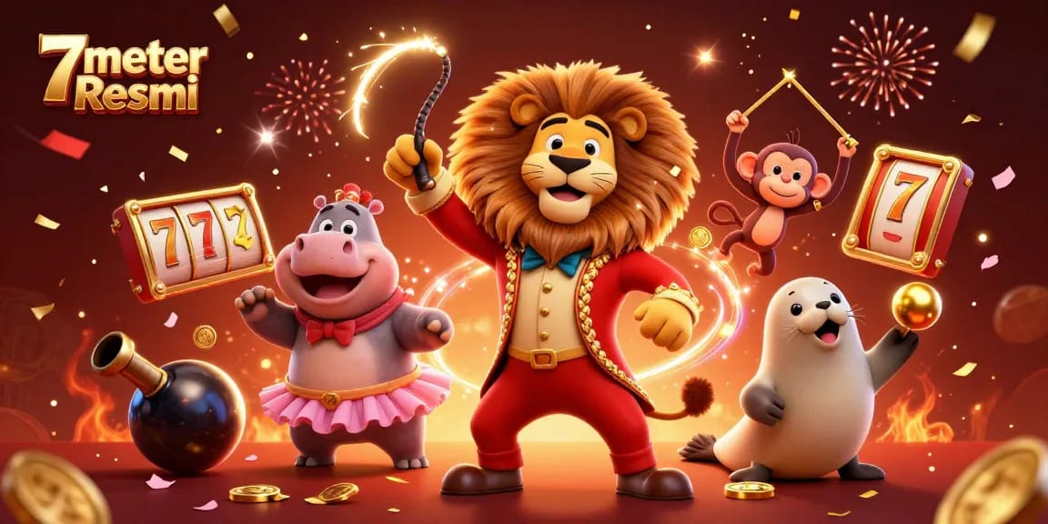 Engage with 7meter Resmi as you experience thrilling casino action with joyous characters.