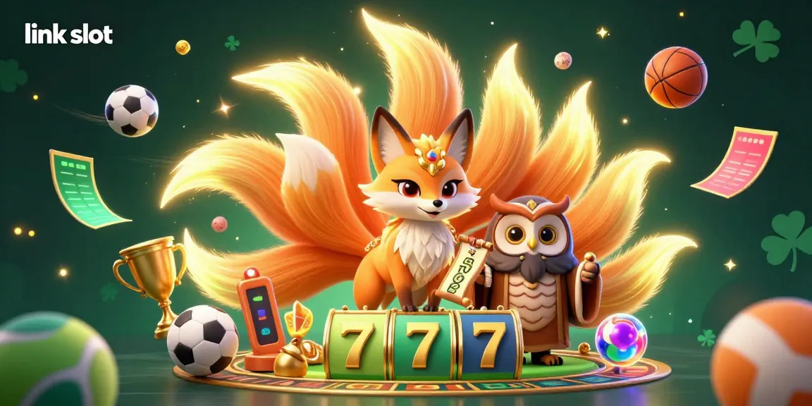Win exciting jackpots at link slot with vibrant visuals of spirit characters and dynamic casino elements.