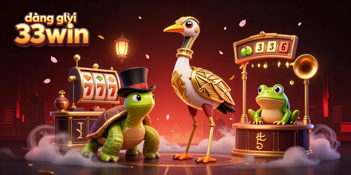 Win big with đăng ký 33win, showcased by vibrant characters in an exciting casino atmosphere.