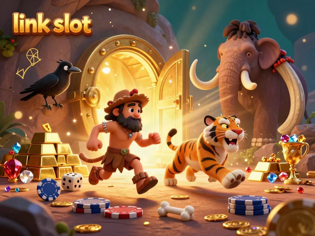 Experience vibrant adventures at the link slot casino with 3D cartoon characters in action.