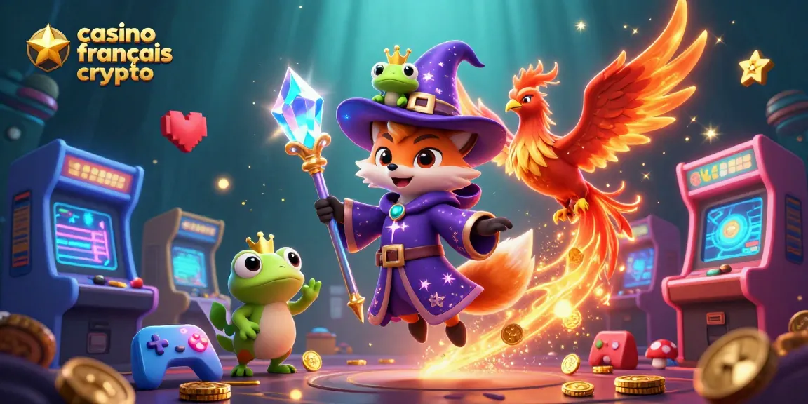 Plongez dans l'univers du casino français crypto avec des personnages fantastiques et des éléments captivants.