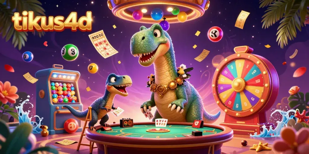 Tikus4D engages players with lively lotteries, golden tickets, and vibrant games.