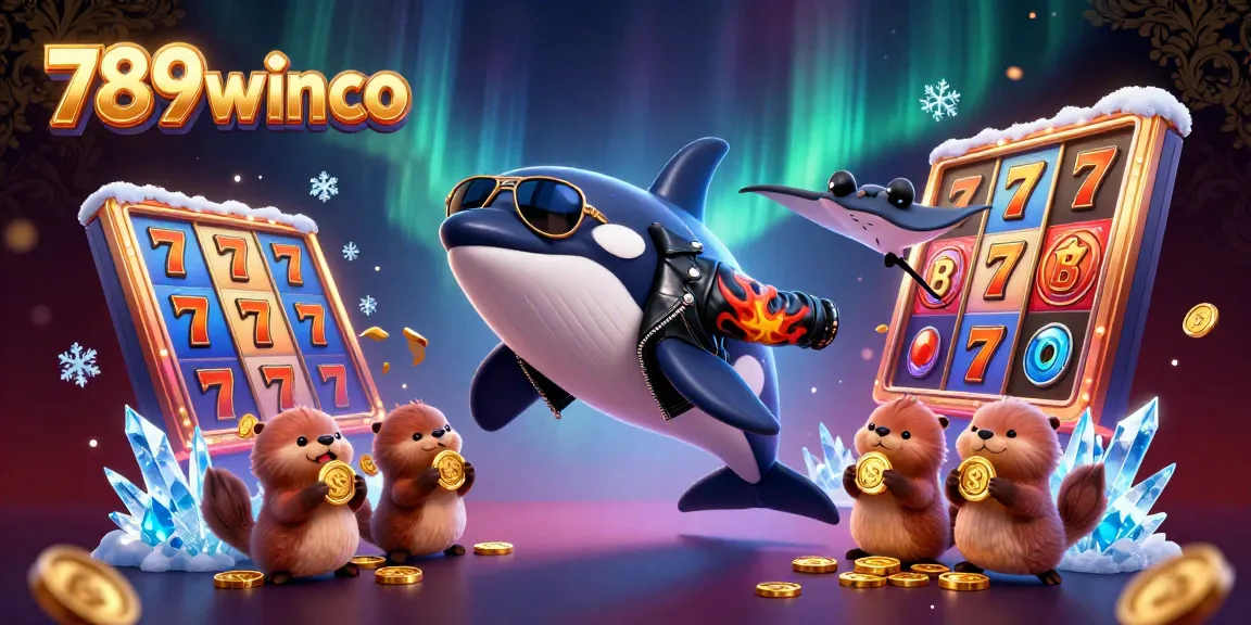 Engage with the thrilling world of gambling and slots at 789winco featuring animated casino characters.