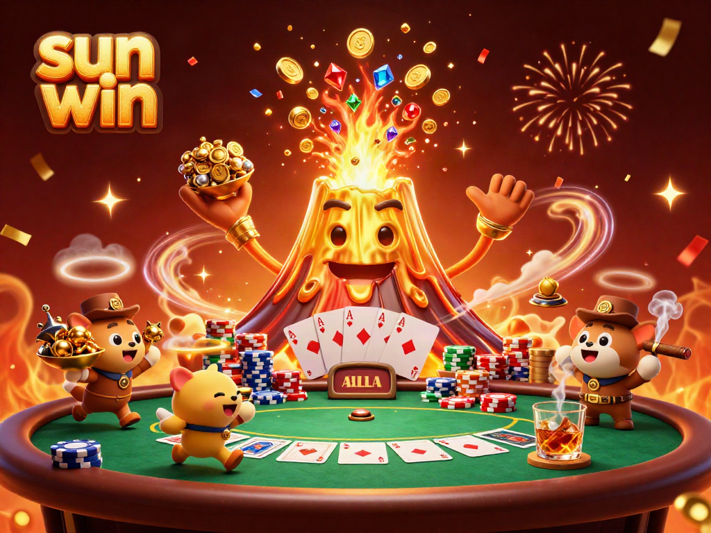 Spin the jackpot with sun win at a vibrant casino scene filled with treasures.