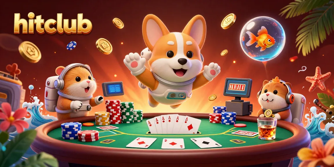 Experience thrilling gameplay at hitclub with vibrant casino elements and characters in a dynamic scene.