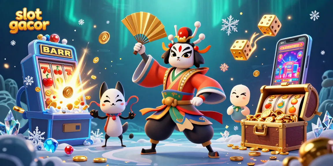 Engage in the exciting slot gacor experience with vibrant characters and jackpot excitement.