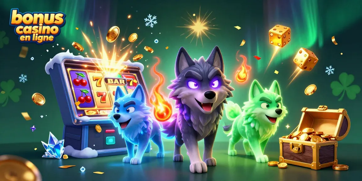 Découvrez des gains extraordinaires avec le bonus casino en ligne illustré dans cette scène dynamique d'un casino.