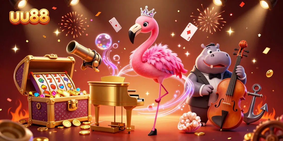 Engage with exciting slot reels and colorful gems at uu88's vibrant casino scene.