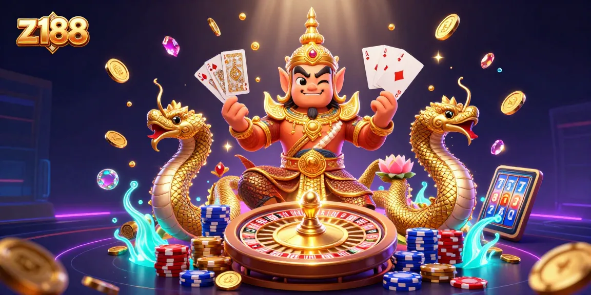 Experience thrilling z188 gaming adventures with vibrant characters and fantastic casino elements.