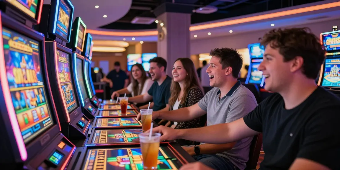 Pengalaman bermain slot gacor di JNETOTO dengan suasana yang ceria dan penuh warna.