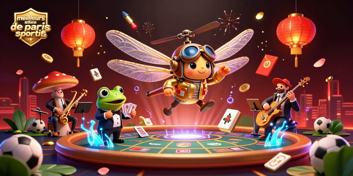 Découvrez les meilleurs sites de paris sportifs avec des personnages animés de casino et des éléments ludiques.